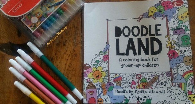 Doodle Land, A Coloring Book for Grown-Up Children