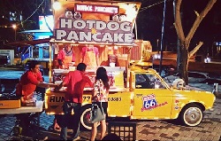 route66 hotdog and pancake